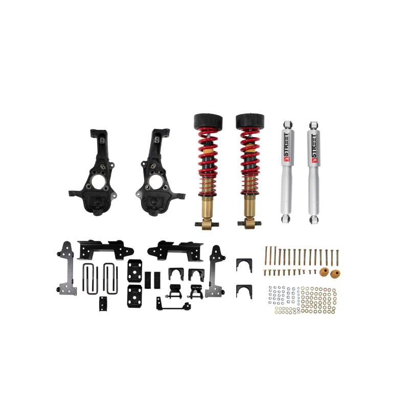 Belltech 19-23 Chevy/GMC Silverado/Sierra 1500 Short Bed 4WD Street Perfromance Coilover Kit