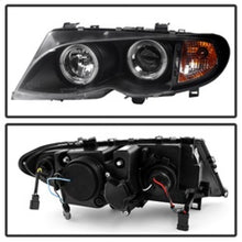 Load image into Gallery viewer, Spyder BMW E46 3-Series 02-05 4DR Projector Headlights 1PC LED Halo Blk PRO-YD-BMWE4602-4D-AM-BK - eliteracefab.com