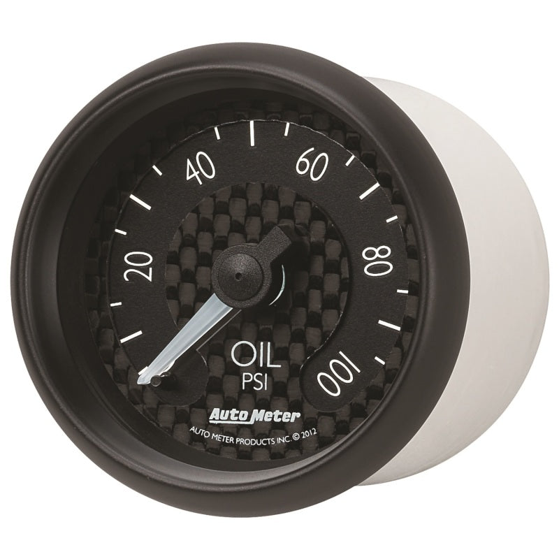 Autometer GT Series 52mm Mechanical 0-100 psi Oil Pressure Gauge 8021