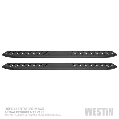 Westin 2019 Chevrolet Silverado/Sierra 1500 Crew Cab Thrasher Running Boards - Textured Black