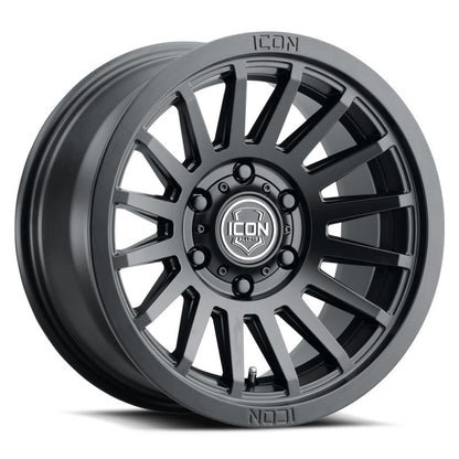 ICON Alloys Recon SLX 17x8.5 5x5.5 0mm 4.75" Backspacing Satin Black Wheel - 3617858547SB