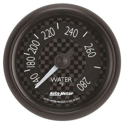 Autometer GT Series 52mm Mechanical 140-280 Deg F Water Temperature Gauge 8031