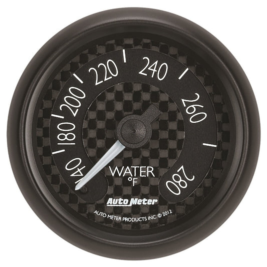 Autometer GT Series 52mm Mechanical 140-280 Deg F Water Temperature Gauge 8031