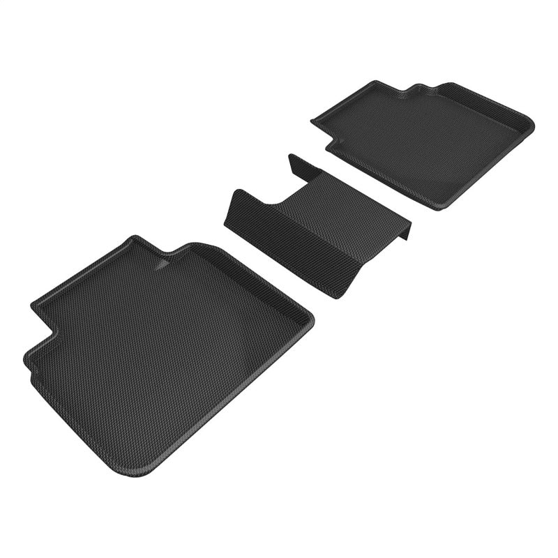 3D MAXpider 2023-2024 Honda Accord Kagu 2nd Row Floormats - Black