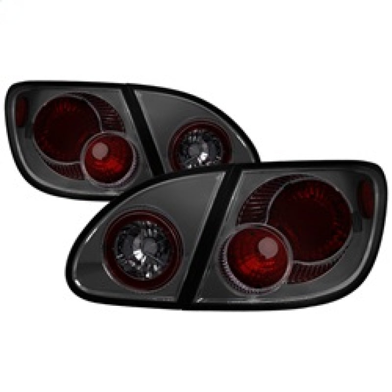 Spyder Toyota Corolla 03-08 Euro Style Tail Lights Smoke ALT-YD-TC03-SM - eliteracefab.com