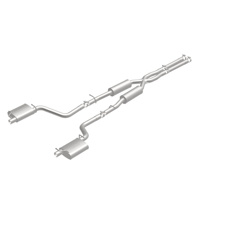 MagnaFlow Cat-Back SS 2.5in Dual Split Rear Exit (OEM Tips) 15-16 Dodge/Chrysler Charger/300 5.7L V8 Magnaflow