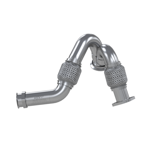 MBRP FAL2313 Up Pipe for 2003-2007 Ford F-250/F-350 with 6.0L Power Stroke V8 Engine, 2-Inch Aluminized Steel, Armor Lite Series.