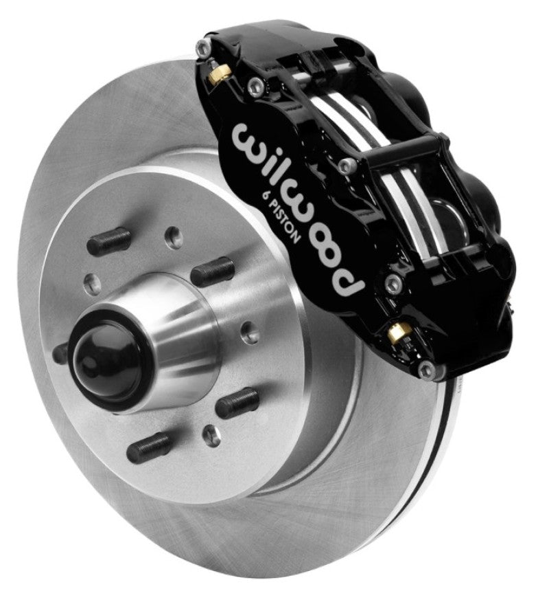 Wilwood Forged Narrow Superlite 6R Front Big Brake Kit 12.19in Rotors 88-98 C1500 - Black Wilwood