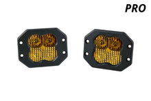 Load image into Gallery viewer, Diode Dynamics SS3 LED Pod Pro - Yellow SAE Fog Flush (Pair)