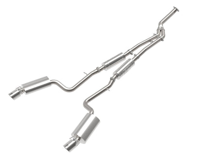 aFe POWER Takeda 16-17 Lexus IS200t L4-2.0L (t) 2.5in-3in 304 SS CB Exhaust w/Polish Tip aFe