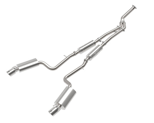 aFe POWER Takeda 16-17 Lexus IS200t L4-2.0L (t) 2.5in-3in 304 SS CB Exhaust w/Polish Tip aFe
