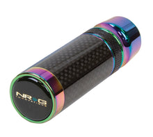 Load image into Gallery viewer, NRG Slimboy Adjustable Shift Knob (M10X1.25) Nissan / Mazda / Toyota - Carbon Fiber / Neochrome - eliteracefab.com