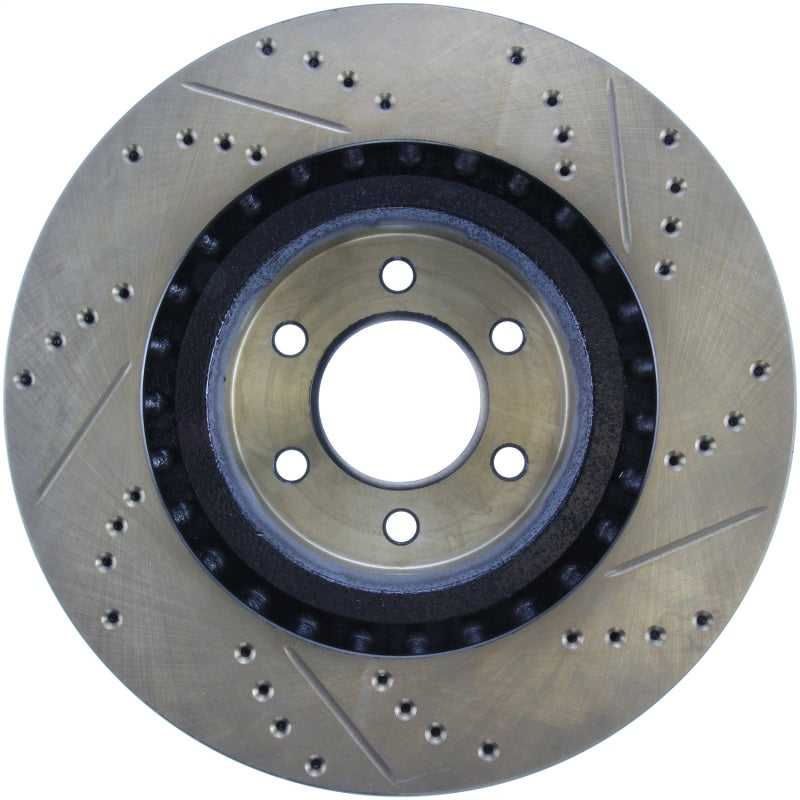 StopTech Slotted & Drilled Sport Brake Rotor - eliteracefab.com