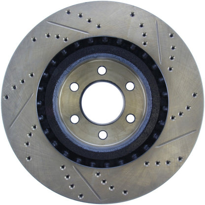 StopTech Slotted & Drilled Sport Brake Rotor - eliteracefab.com