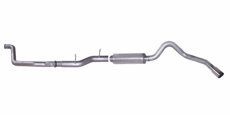 Gibson 03-07 Ford F-250 Super Duty Lariat 6.0L 4in Turbo-Back Single Exhaust - Stainless Gibson