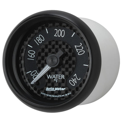 Autometer GT Series 52mm Mechanical 120-240 Deg F Water Temperature Gauge 8032