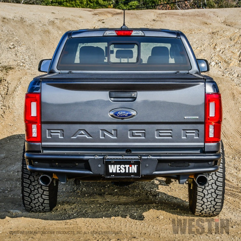 Westin 19-20 Ford Ranger Outlaw Rear Bumper - Textured Black Westin