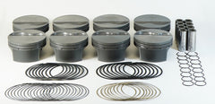 Mahle MS Piston Set GM LS 369ci 4.03in Bore 3.622in Stk 6.125in Rod .927 Pin -4cc 9.9 CR Set of 8