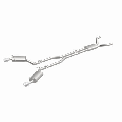 MagnaFlow Cat-Back Stainless Dual Split Rear Exit 4in Polished Tips 11-15 Chevy Camaro 3.6L V6 Magnaflow