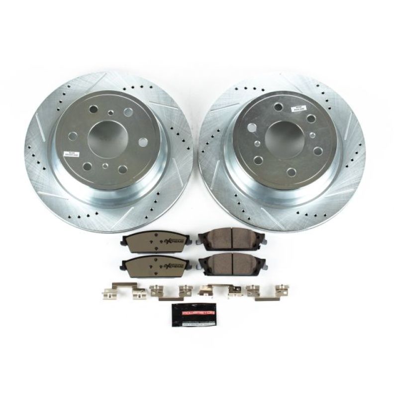 Power Stop 15-19 Cadillac Escalade Rear Z36 Truck & Tow Brake Kit - eliteracefab.com