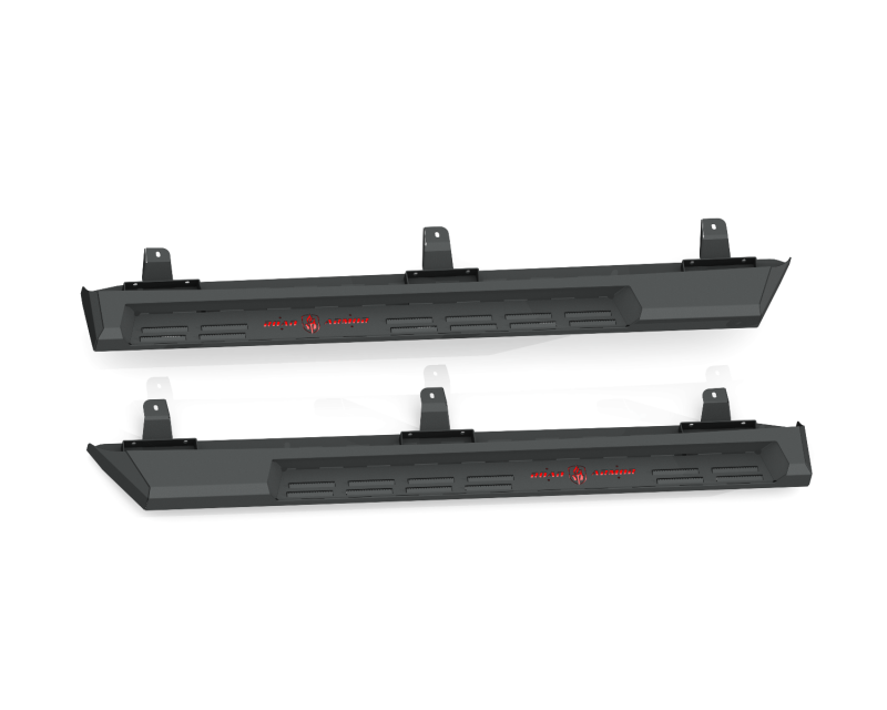 Road Armor 18-20 Jeep Wrangler JL 4DR Stealth Running Board Step - Tex Blk - eliteracefab.com