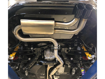 aFe Takeda 2-1/2in SS-304 Cat-Back Exhausts w/ Black Tip 16-19 Mazda MX-5 Miata ND 2.0T aFe