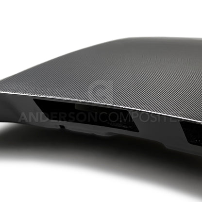 Anderson Composites 2018 Ford Mustang Double Sided Type-CJ 4in Carbon Fiber Cowl Hood Anderson Composites