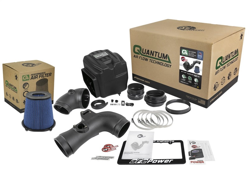 aFe Quantum Pro 5R Cold Air Intake System 11-16 GM/Chevy Duramax V8-6.6L LML - Oiled - eliteracefab.com