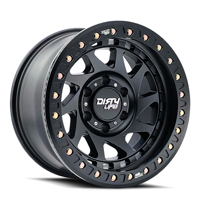 Dirty Life 9313 Enigma Race 17x9 / 8x170 BP / -12mm Offset / 125.2mm Hub Matte Black Wheel