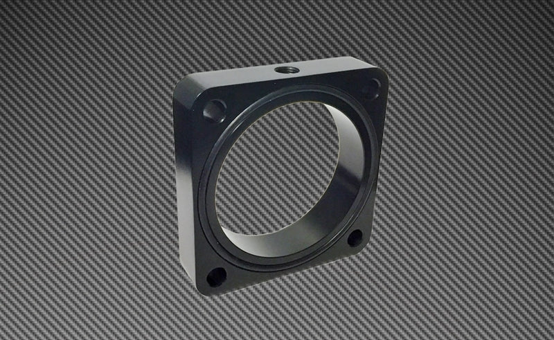 Torque Solution Throttle Body Spacer 2013+ Subaru BRZ/Scion FR-S - Black - eliteracefab.com