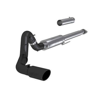 MBRP 2015 Ford F-150 2.7L / 3.5L EcoBoost 4in Cat Back Single Side Black Exhaust System - eliteracefab.com