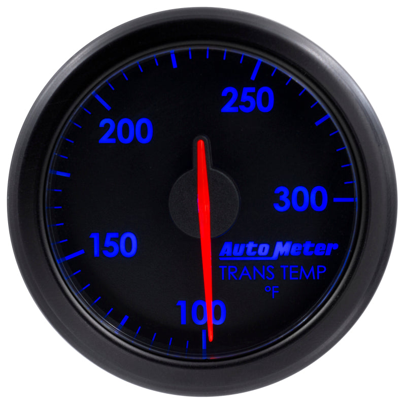 Autometer Airdrive 2-1/6in Trans Temperature Gauge 100-300 Degrees F - Black 9157-T