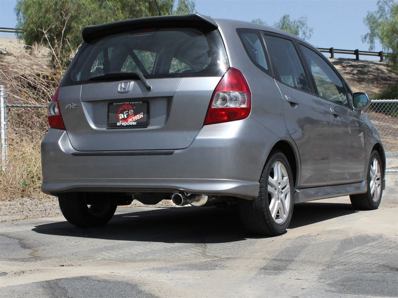 aFe POWER 07-08 Honda Fit L4-1.5L 2in. 304 SS Axle-Back Exhaust System aFe
