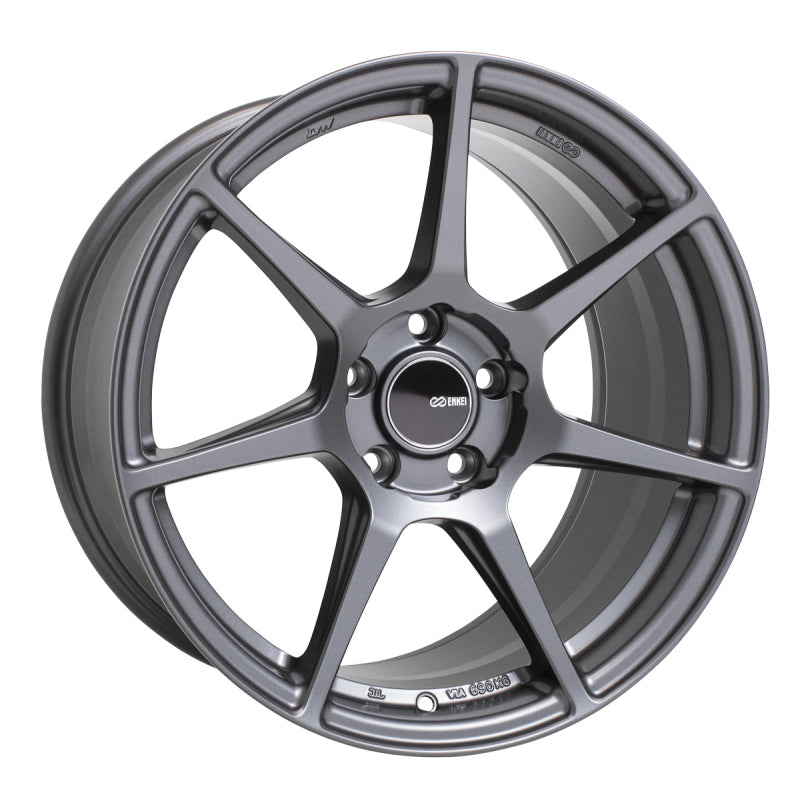 Enkei TFR 18x8.5 5x114.3 38mm Offset 72.6 Bore Diameter Matte Gunmetal Wheel Enkei