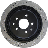 STOPTECH INFINITI G37 / NISSAN 370Z SPORTSTOP SLOTTED & DRILLED REAR RIGHT ROTOR, 127.42101R