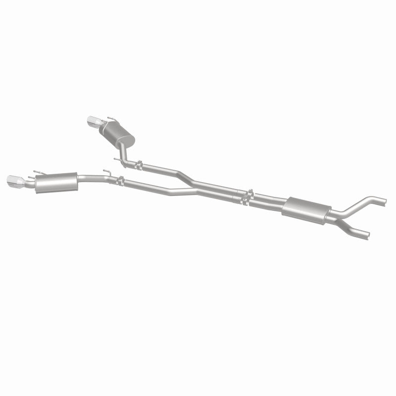 MagnaFlow Cat-Back Stainless Dual Split Rear Exit 4in Polished Tips 11-15 Chevy Camaro 3.6L V6 Magnaflow