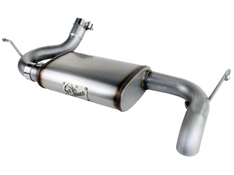 aFe MACHForce XP 07-17 Jeep Wrangler V6-3.6/3.8L 409 SS 2.5in Axle-Back Exhaust - eliteracefab.com