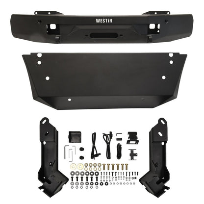 Westin 19-23 Mercedes-Benz Sprinter Pro-Series Mid Width Front Bumper - Textured Black Westin