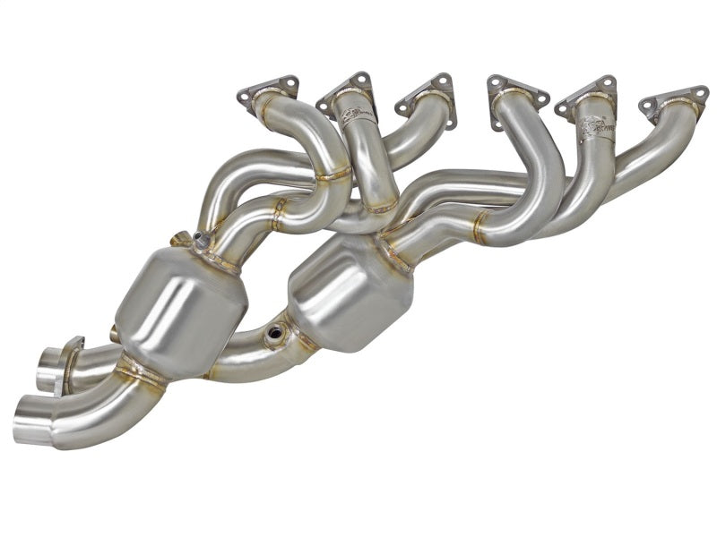 aFe Twisted Steel Headers (Catted) 01-06 BMW M3 L6-3.2L S54 aFe