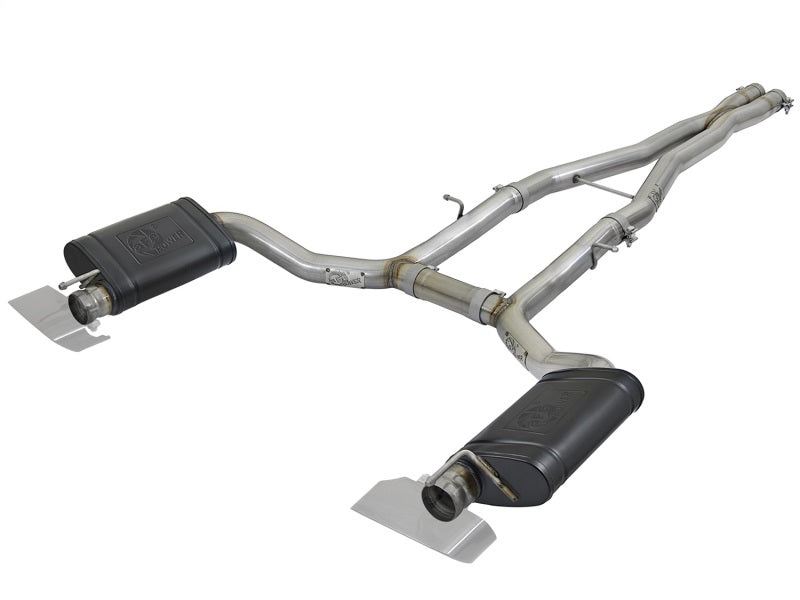 aFe MACH Force-Xp 304 SS Cat-Back Exhaust 15-16 Dodge Challenger V8-5.7L aFe