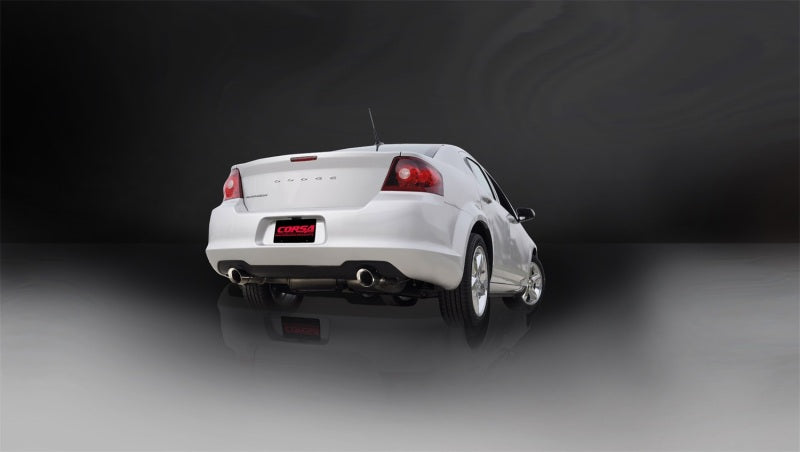 Corsa 11-13 Chrysler 200/Dodge Avenger V6 Polished Sport Cat-Back Exhaust CORSA Performance
