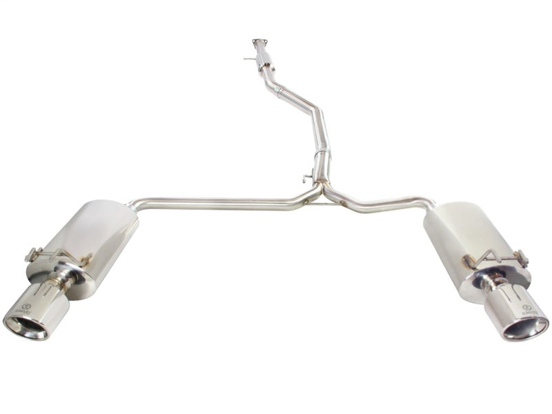 aFe Takeda Exhaust 304SS Dual Cat-Back w/ Polished Tips 13-17 Honda Accord LX/EX/EX-L Sedan L4 2.4L - eliteracefab.com