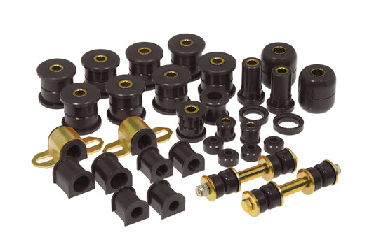 Prothane Total Vehicle Suspension Bushing Kit for 1985–1987 Toyota Corolla GTS/SR5 (Rear Wheel Drive), Black – 18-2010-BL
