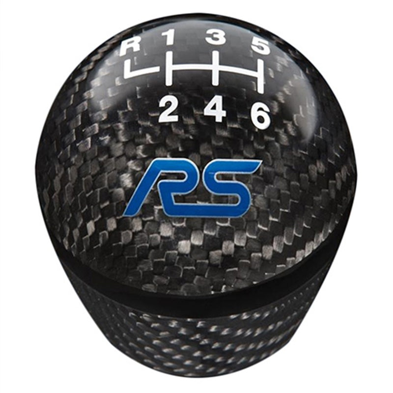 Ford Racing Focus RS Black Carbon Fiber Shift Knob 6 Speed - eliteracefab.com