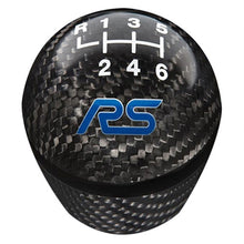 Load image into Gallery viewer, Ford Racing Focus RS Black Carbon Fiber Shift Knob 6 Speed - eliteracefab.com