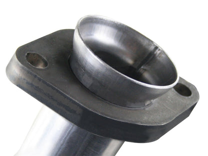 aFe Twisted Steel Delete Down-Pipe and Y-Pipe 2 to 2-1/2in Alum Steel Exhaust 12-16 Jeep Wrangler aFe