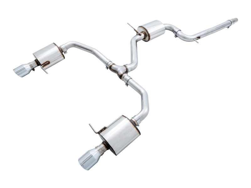 AWE Tuning 18-21 Volkswagen Jetta GLI Mk7 Touring Exhaust - Chrome Silver Tips (Fits High-Flow DP) AWE Tuning