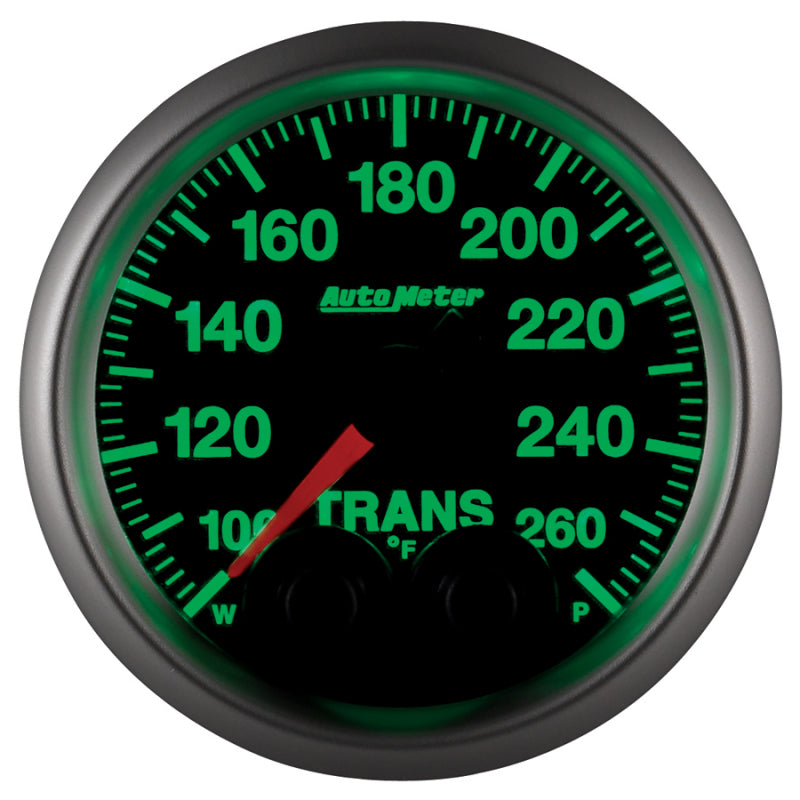 Autometer Elite 52mm 100-260 Degress F Trans Temperature Peak and Warn Gauge w/ Electonic Control 5658