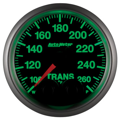 Autometer Elite 52mm 100-260 Degress F Trans Temperature Peak and Warn Gauge w/ Electonic Control 5658
