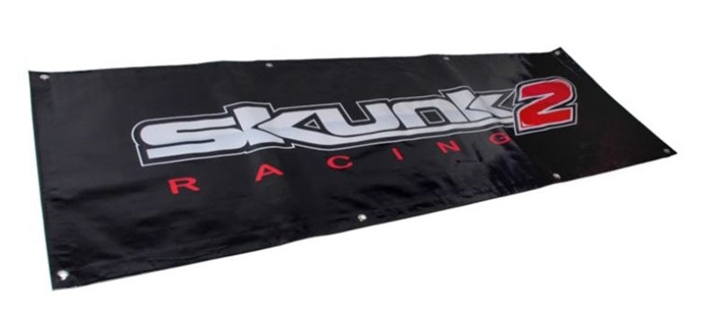 Skunk2 5 FT. Vinyl Shop Banner (Black) - eliteracefab.com